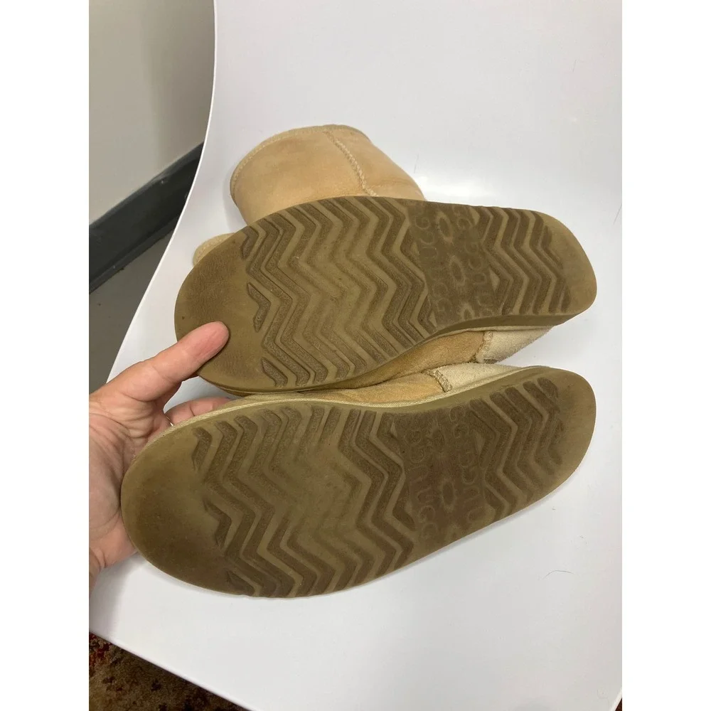 UGG Classic Tall 5815 Boots Women Size 10 Chestnut Tan Good Suede Shearling